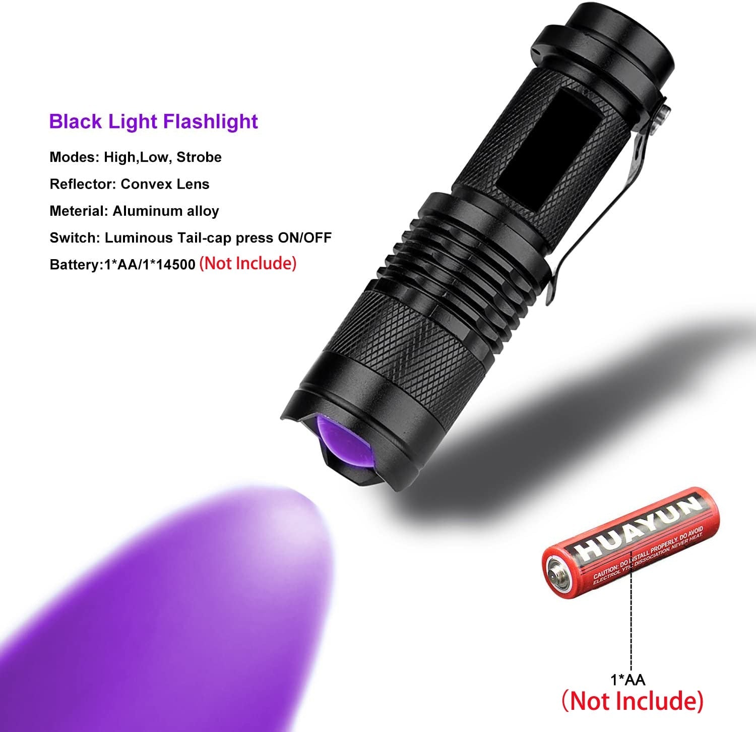 UV LED Flashlight - Snazzy Gear