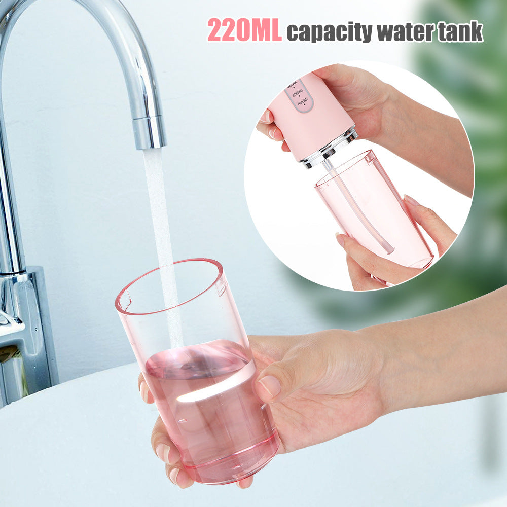 Household 3-speed 220ml Hand-held Electric Dental Irrigator - Snazzy Gear